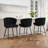26" Boucle Fabric Counter Height Bar Stools With Metal Frame-703121845