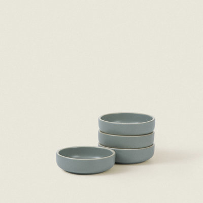 Matte Ceramic Sauce Dish (Set of 4) - Sage Green
