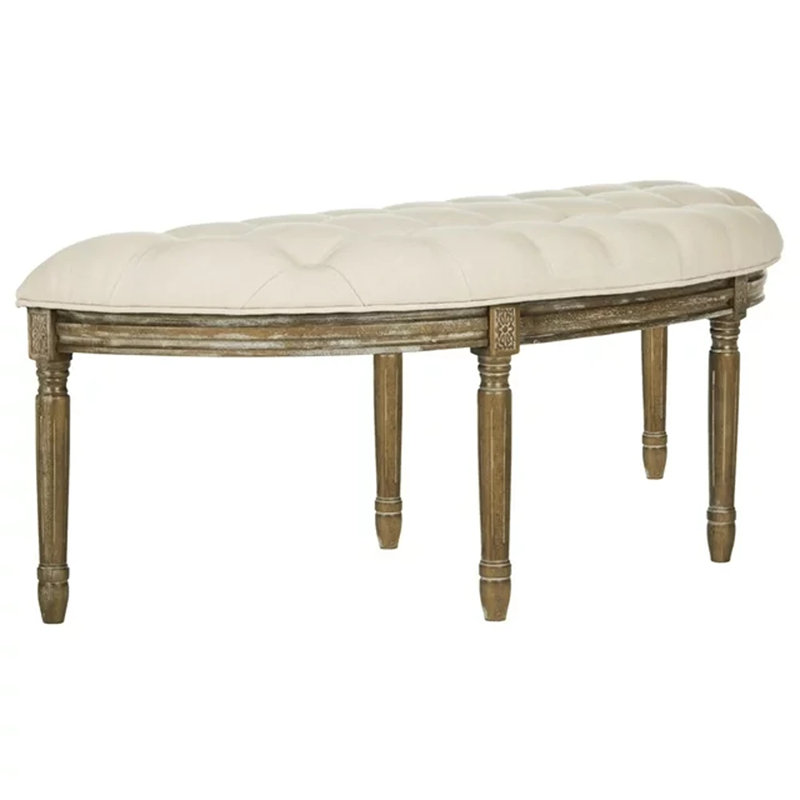 Moneta Upholstered Bench, Beige