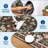 Area Rugs  Washable Non-Slip, Floral Vintage Distress Print Pattern Medallion Carpet for Living Room Bedroom Dining Room,-926520751-926520744