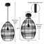 Neddie Single Light Metal Dimmable Pendant-429731271
