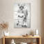 Lion Brampt femelle noir et blanc-108598107