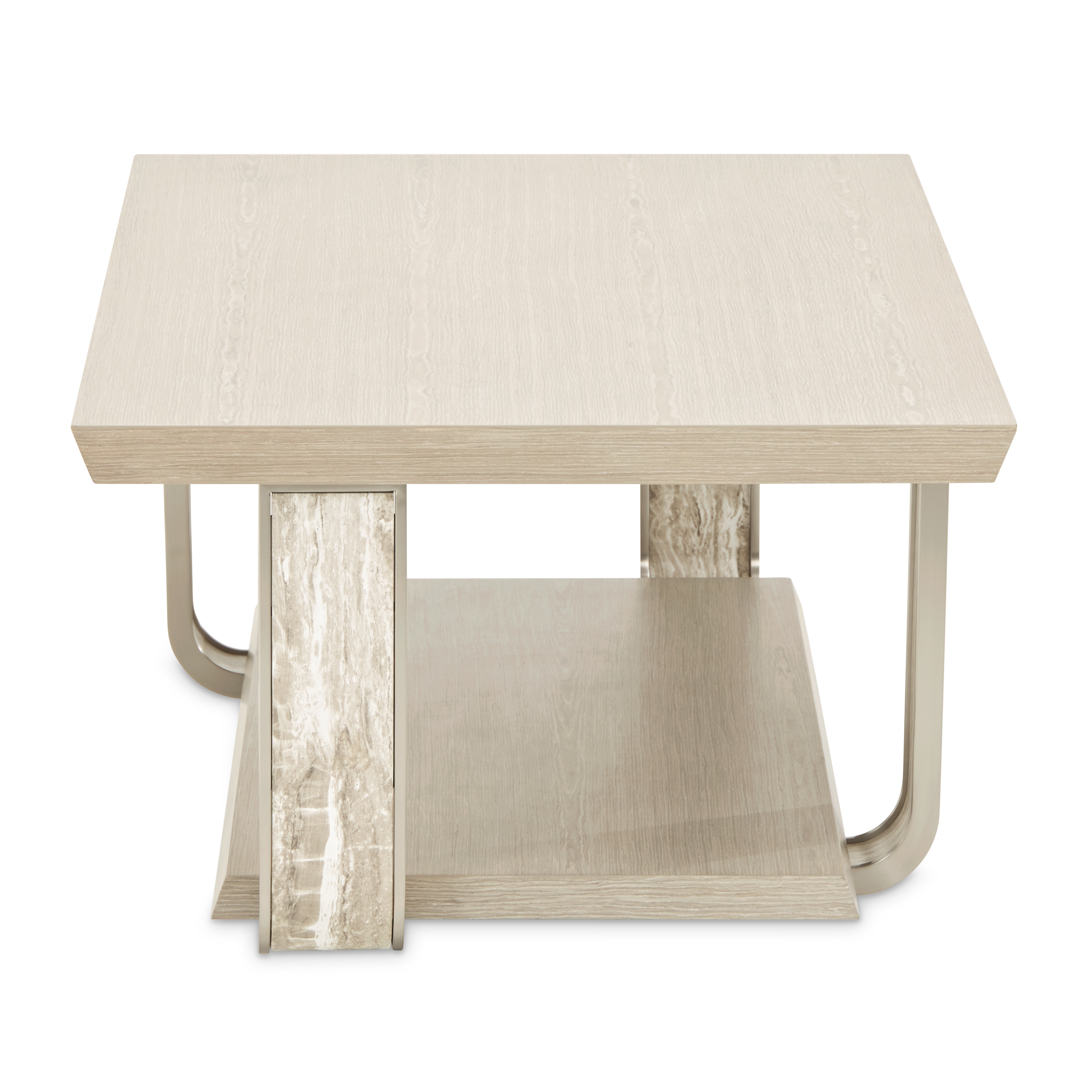 Michael Amini Lotus Bay Rectangular Cocktail Table - Sand | Wayfair