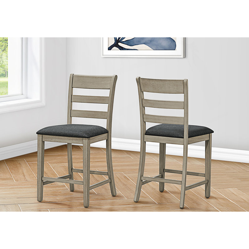 Ensemble de 2 chaises de salle à manger rembourrées à hauteur de comptoir