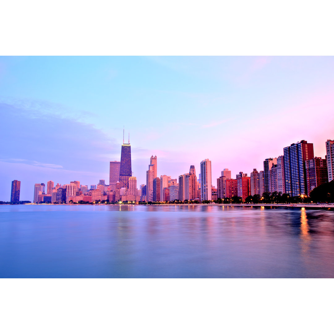 Chicago Skyline - Kunstdrucke auf Leinwand