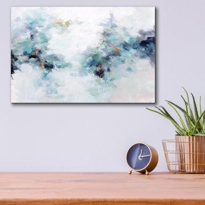  «Reaching Out» par Karen Hale, art mural en verre acrylique, 16 po x 12 po