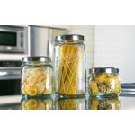 Vintage Storage Jars Glass Canister - Set of 3