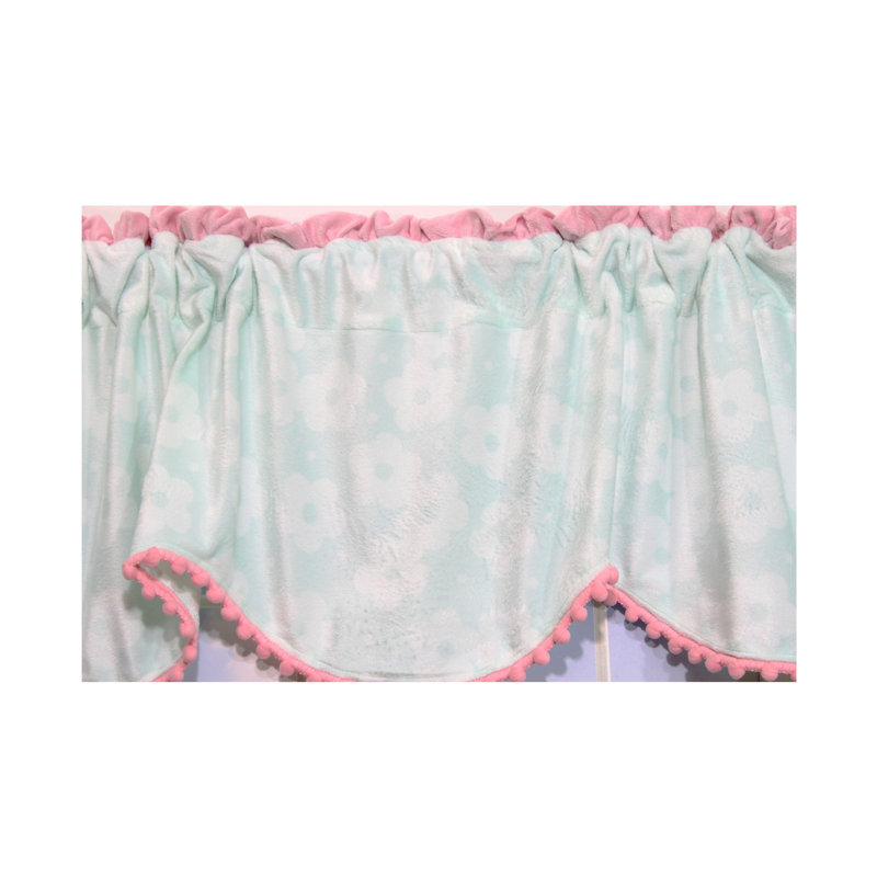 Saim Floral Ruffled Window Valance