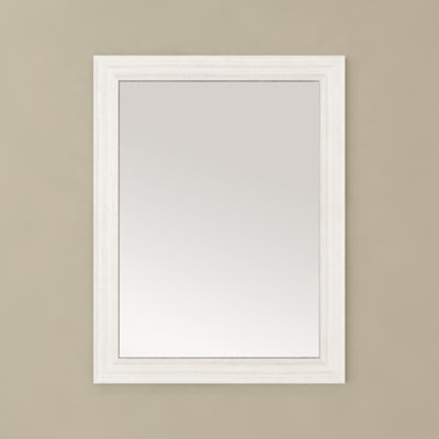 Silhouette Wood Rectangle Wall Mirror