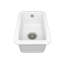 Sotto 12 1.0Bowl Ceramic Undermount Kitchen Sink, G White w Waste-305x455mm