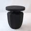 Table d'appoint décorative pour patio, H 20,3 po, faux moderne, table à bagage résistante aux intempéries - pour l'entrée et l'extérieur