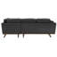 Ugo 59'' Genuine Leather Right Hand Facing Sofa & Chaise