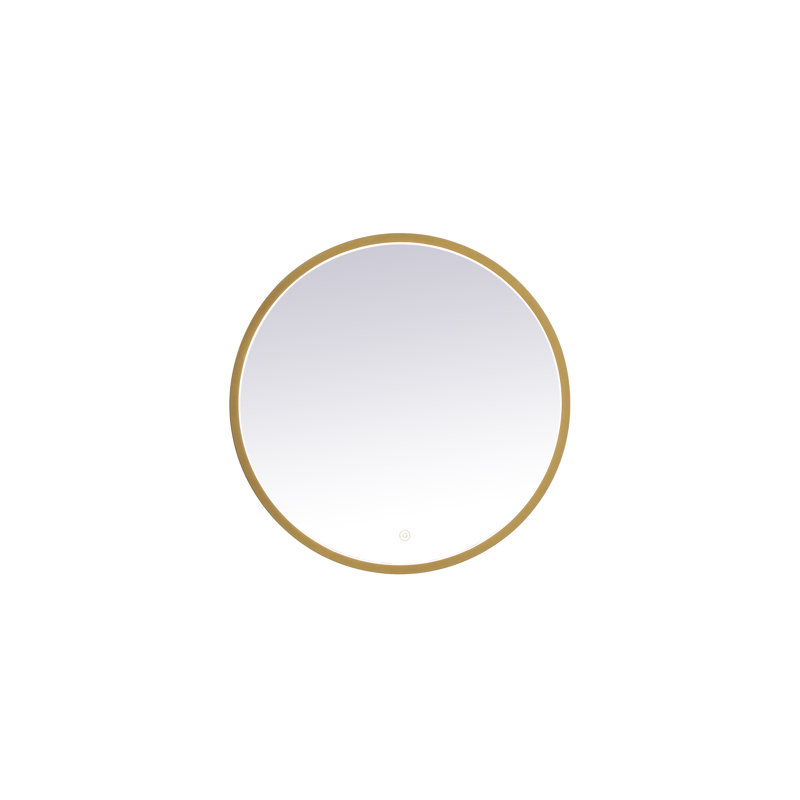 Miroir de salle de bain Pickard, Laiton, 24" X 24"