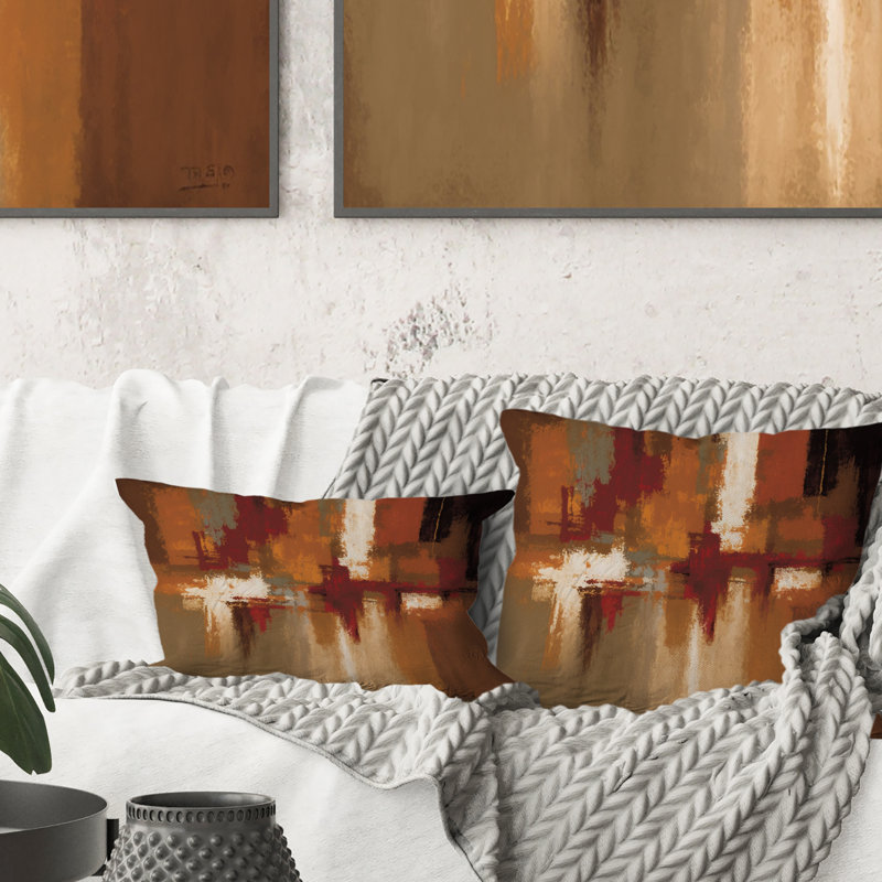 Coussin chocolat à l'horizon III