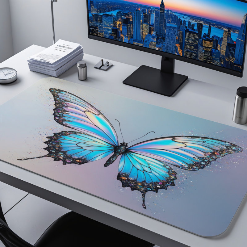 Polyester Desk Pad, 31.5x15.5