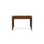 Ensemble de coin repas 3 pièces pour petits espaces comprenant une table de salle à manger rectangulaire et 2 chaises Parson rembourrées, noyer antique-751467088
