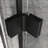32"x 72" Pivot Shower Door, 1/4 Inch (6mm) Tempered Glass, Black Finish, Reversible Installation, 180° Rotating Pivot, Bi - Folding Hinges, Water Proof Heavy Duty Handle, Fits Different Bathroom