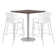 36" L Square Breakroom Table and Chair Set