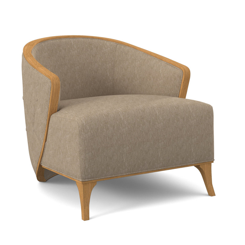 Penegrine Lounge Chair, Amber, Elise Flax