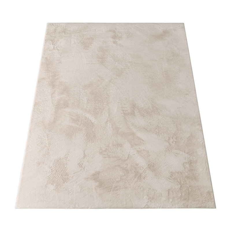 Anarsija Solid Colour Shag Area Rug, Rectangle 60 x 90cm
