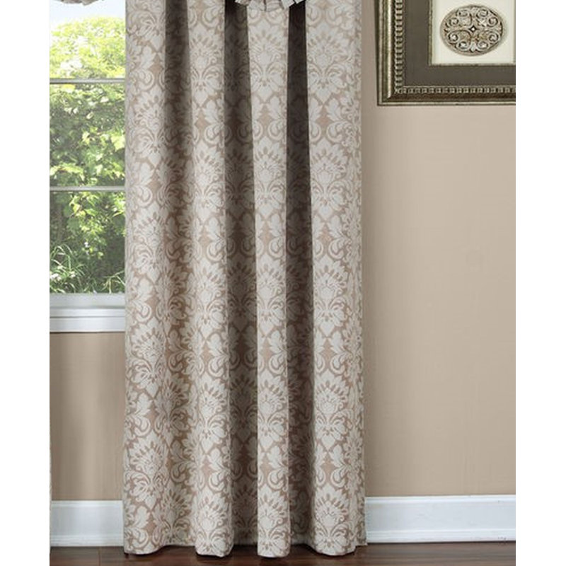 Blackout Curtain Single Panel, Tan, 52" x 63"