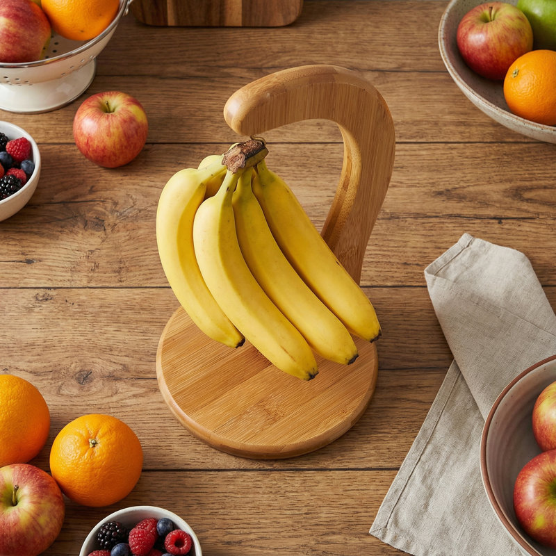 August Grove® Milner Bamboo Fruit Holder