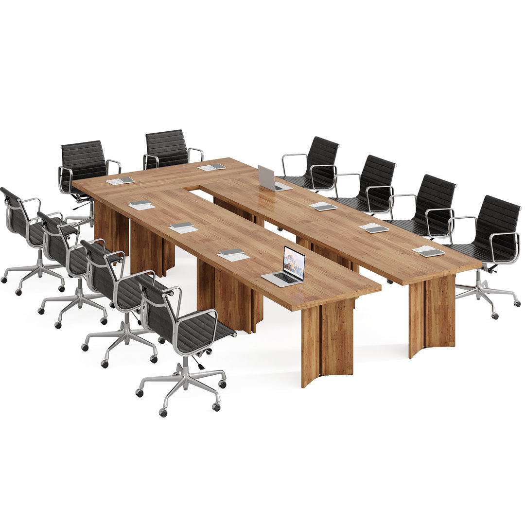63''Rectangle Conference Table Inbox Zero Top
