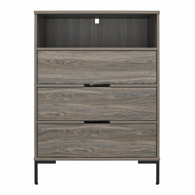 Alnwick 79cm W Solid Wood Bedside Table