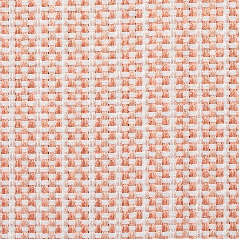 Rustic Basketweave Fabric, Coral