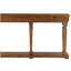 Table d'appoint en chêne avec base