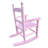 S Rocking Chair In Pink - Solid Hardwood Made For Indoor Or Outdoor Strong And Stable 110 Lbs Weight Restriction Easy Assembly Chair, Wood & Practical Fashion-224649168