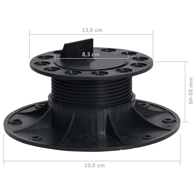 Tern Pedestal Plant Stand, 8.8cm H x 19.8cm W x 19.8cm D