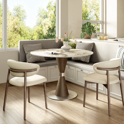 Ensemble de table de salle à manger et de chaises 39 "/ 43" pour 2 à 4 personnes, coin-repas
