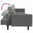  Sofa Bed Dark Grey Polyester, Wood, Plastic 2-Seater, Spacious-564998387