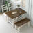 4 - Person Trestle Dining Set-204263154-204263149