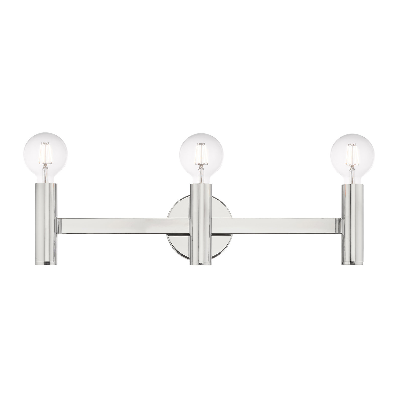 Martella 3 Light Dimmable Vanity Light, Polished Chrome