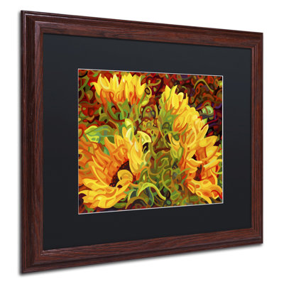«Four Sunflowers» par Mandy Budan - reproduction d'art sur toile
