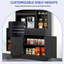 Armoire de rangement avec garde-manger Gracie Oaks-276672471