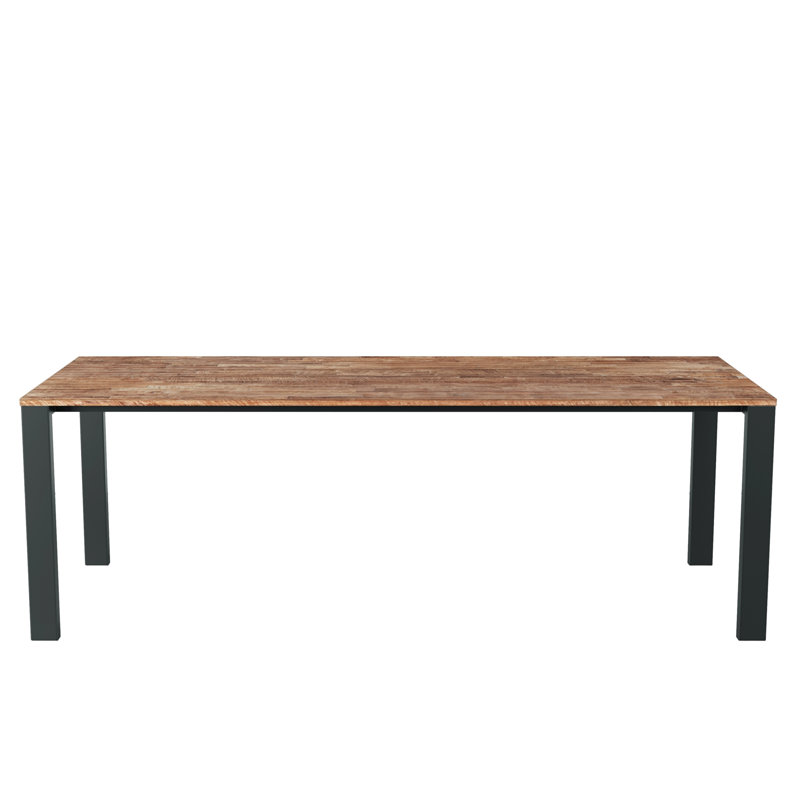 Leeland Metal Dining Table, 40" W x 60" L