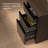 72-inch L Shaped Desk with Drawers and Keyboard Tray in Slate and Sandstone-1043860492