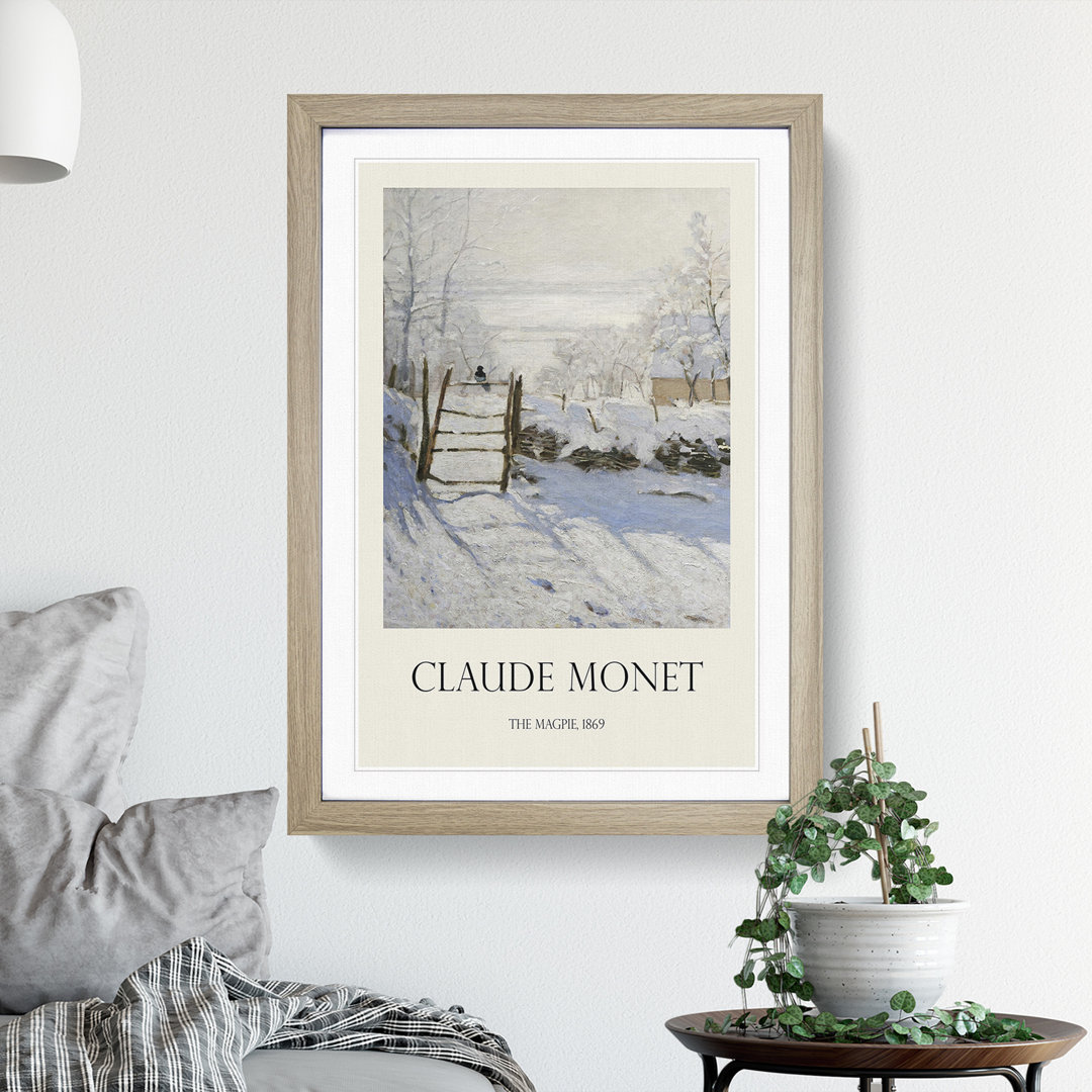 The Magpie by Claude Monet - Picture Frame Painting