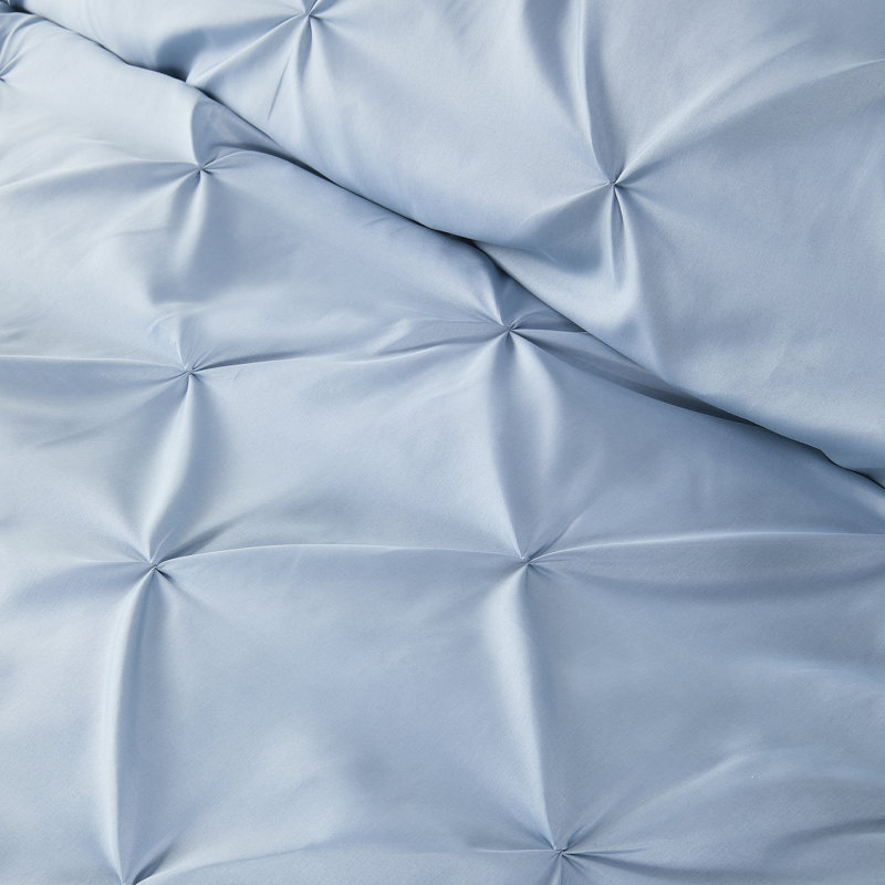 Lara Polyester Solid Colour Duvet Cover Set, Double