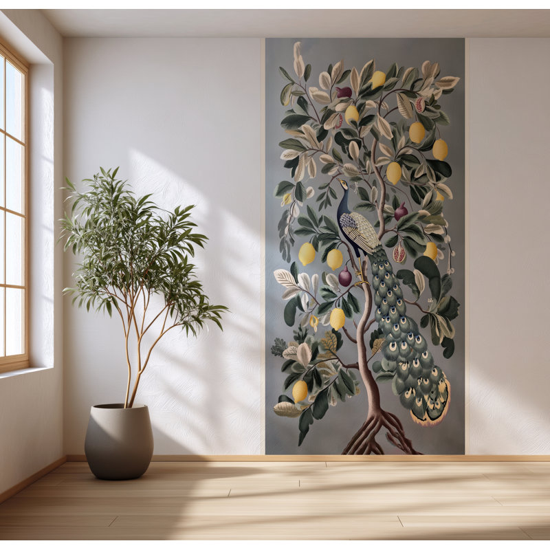 Adhésif décoratif William Morris Lemons, H 108 po x l 52 po