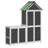 Andrees 3 ft. W x 2 ft. D Wooden Overlap Apex Garden Shed-722158199