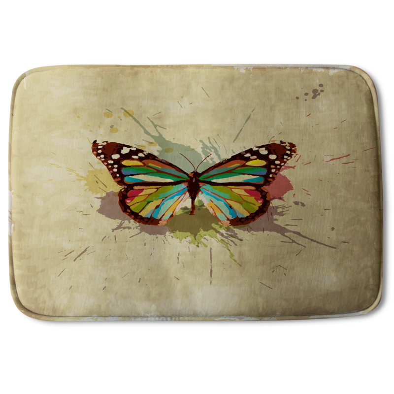Heine Non-Slip Bath Rug, Butterfly