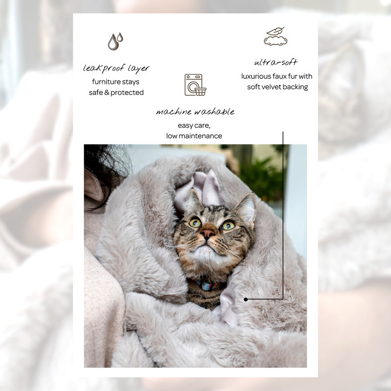 Jeté pour animaux Pixie, beige, Beige