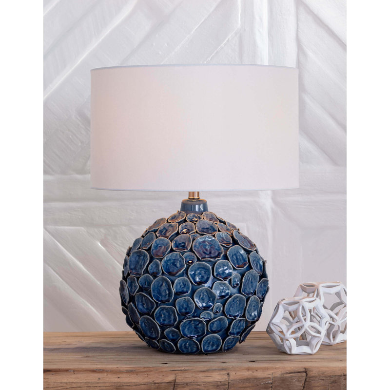 Lucia Table Lamp, Blue