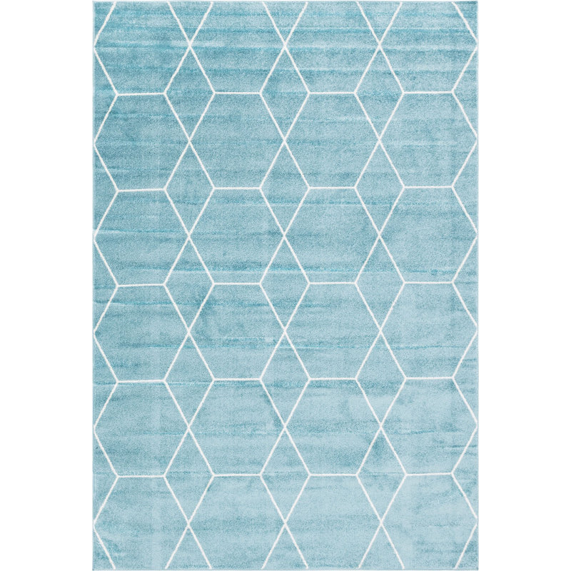 Debrodie Geometric Indoor Rug, Rectangle 3'3" x 5'3"