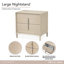 Lotus Bay Nightstand, Large - Sand