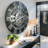 Wall Clock 24" Oversized for Living Room decor with Real Moving Gears England Collection-107103000